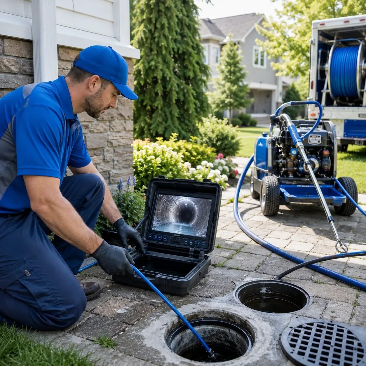 Outdoor drain cleaning professionals serving Ellwood City, PA